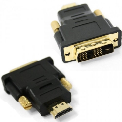 переходник hdmi/dvi (19m/19m) позолоченные контакты (gembird a-hdmi-dvi-1)